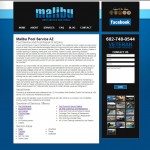 Malibu Pool Service Chandler Wordpress Webdesign