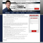 Mesa Wordpress Website Design and SEO for Cadiente Plumbing AZ