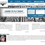 Hess Flying School Tempe Web Design and SEO Project