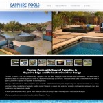 Sapphire Pools, Custom Mesa Wordpress Theme by My Favorite Web Designs