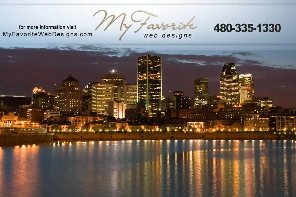 Montreal Downtown Nighttime