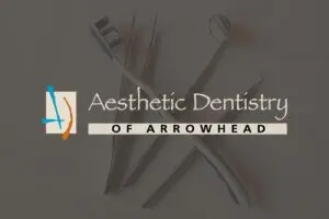 logo for aesthetic dentistry of arrowhead