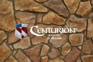 logo for stone paving company, centurion stone of az