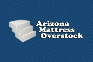 logo for mattress overstock, mattress store