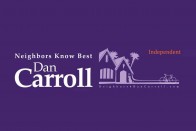 Web design for Dan Carroll’s Political Campaign