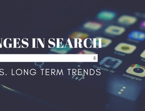 Changes In Search: Fads vs. Long Term Trends