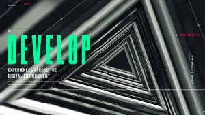 bright dark colors web design trends