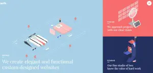 waaark home page material design